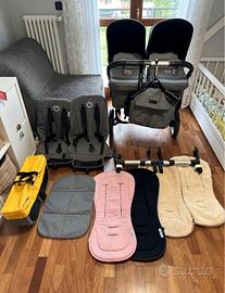 Passeggino gemellare bugaboo donkey twins