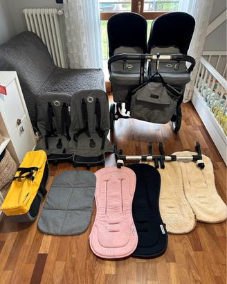 Passeggino gemellare bugaboo donkey twins