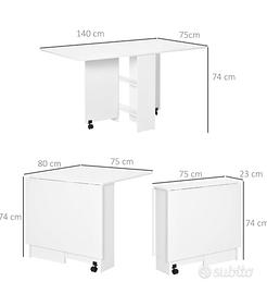 TAVOLO RICHIUDIBILE SALVASPAZIO