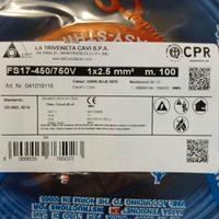 Filo elett.2.5mmq n.4 Matasse da100Mt TOT.400Mt