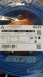 Filo elett.2.5mmq n.4 Matasse da100Mt TOT.400Mt