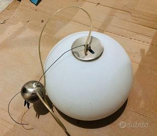 Lampadario Anthea bianco sfera