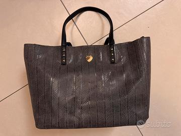 Borsa donna Le Pandorine Reversibile - grigia