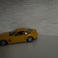modellino scala 1:24 ferrari 550 maranello gialla