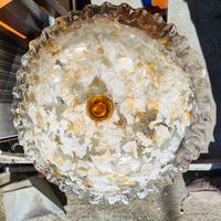 Plafoniera color ambra