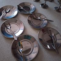 ciotole gelato acciaio