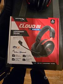 HyperX Cloud III S Wireless - garanzia 2 anni