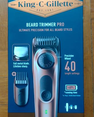 Rasoio Regola barba King Gillette BeardTrimmer PRO