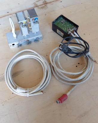 Amplificatore antenna TV moduli UHF + alimentatore