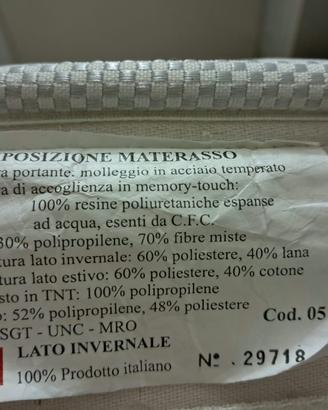 materasso singolo Eminflex