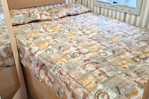 Lenzuola e piumino per camper Volantex