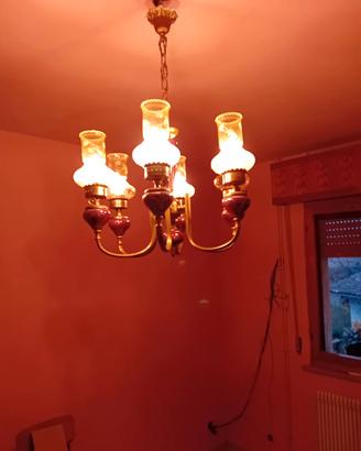 Lampadario a 6 luci