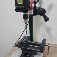 trapano a colonna + morsa regolabile 