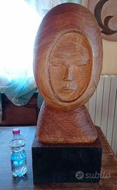 mezzobusto in legno