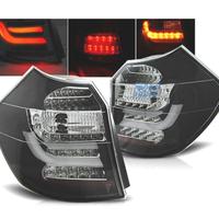 FANALI BMW E81 E87 04-07 NERO A LED BARRA