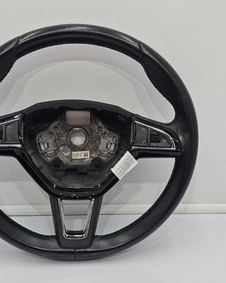 Volante multifunzione sterzo in pelle skoda octav