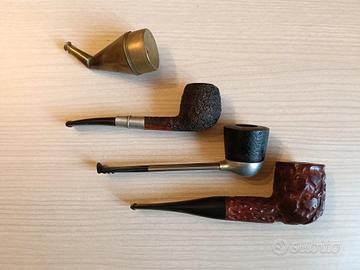 3 Pipe vintage più richiamo per merli