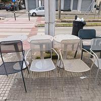 sedie e tavoli da giardino