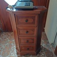 Mobiletto porta telefono  con 4 casetti 