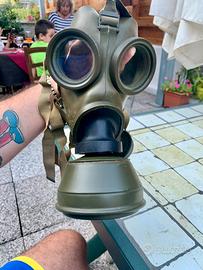 Militare Maschera anti gas seconda guerra mondiale