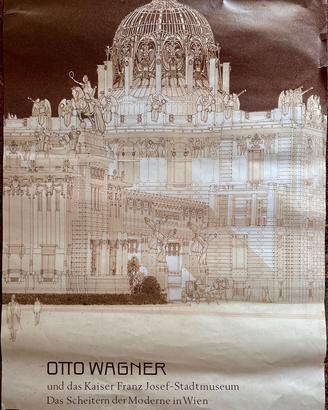 Poster Otto Wagner Vienna Wien Museum museo