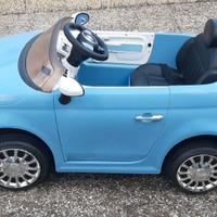 Macchinina elettrica radiocomandata Fiat 500 celes