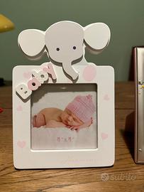 Cornice Portafotografie in legno bambina