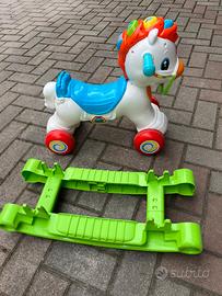 Cavallino Chicco a dondolo e con ruote interattivo