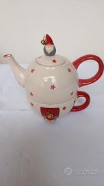 Teiera Natalizia art-from Italy.