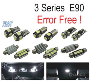 KIT 17 LAMPADE LED INTERNE BMW SERIE 3 E90 SEDAN 3