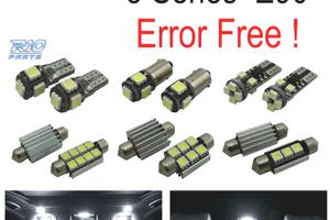 KIT 17 LAMPADE LED INTERNE BMW SERIE 3 E90 SEDAN 3