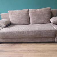 Divano letto matrimoniale + mobiletto TV