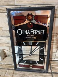 orologio vintage pubblicitario china fernet