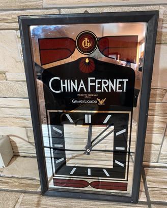 orologio vintage pubblicitario china fernet