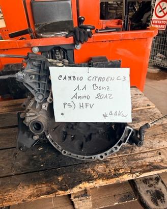 Cambio Citroen C3 1.1 Benz. Anno 2012 Codice Motor