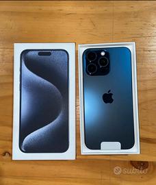 Iphone 15 pro max 256 Gb blu titanio