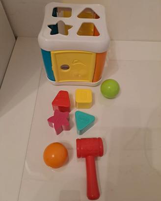 Chicco Cubo Incastra e Martella 2 in 1