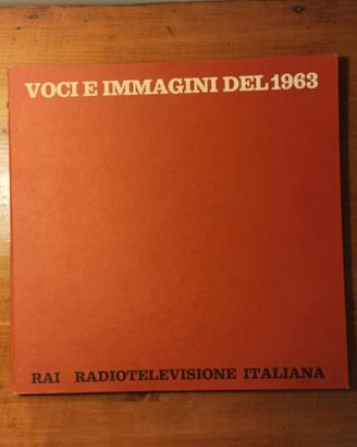"VOCI E IMMAGINI DEL 1963 - doppio LP ediz. RAI "