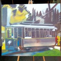 Quadro di  Angelo Salvadori "TRANVE"