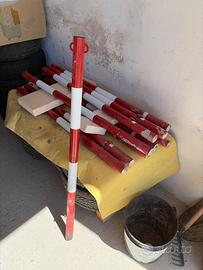 Paletti bianco rosso