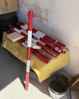 Paletti bianco rosso