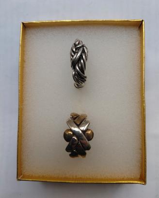 Anello fede turca e anello con fili intrecciati