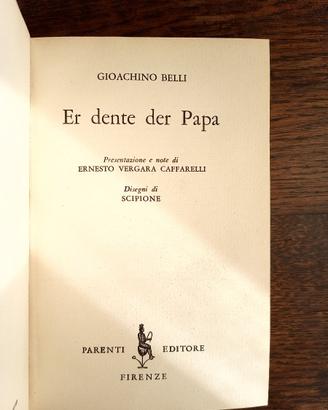 Er dente der Papa – Sonetti, Gioachino Belli 1949
