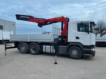 Scania G450 Euro 6 Gru + Ribaltabile