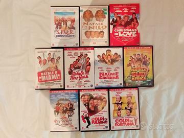 10 DVD Cinepanettoni di Natale in blocco