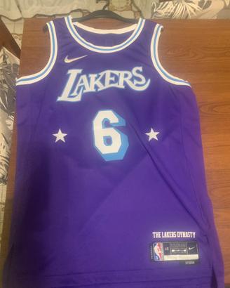 Lakers canottiera city edition originale
