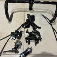 Gruppo Campagnolo xenon 9 velocità + ruote 9/10v.