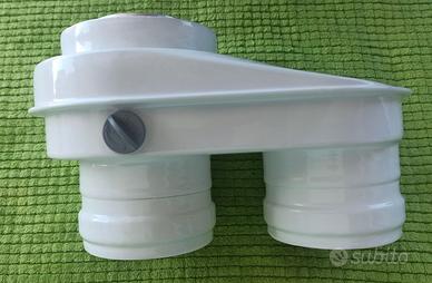 Sdoppiatore 80/80mm. per scaldabagni Bosch/Junkers