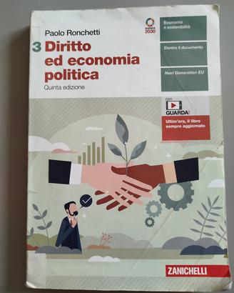 9788808728913  DIRITTO ED ECONOMIA POLITICA 5ED
