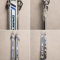 Sci spalding Bianchi compresi di aste